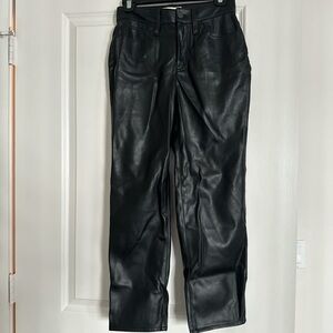 Madewell leather pants